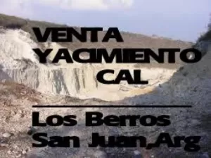 Yacimiento de cal en Los Berros San Juan