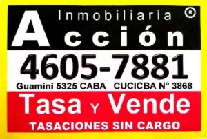 Dpto. 2 1/2 amb B° Piedrabuena Acción Inmobiliaria