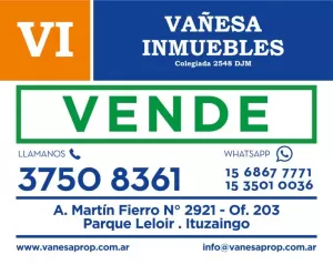 Ituzaingo-Excelente lote sobre importante avenida