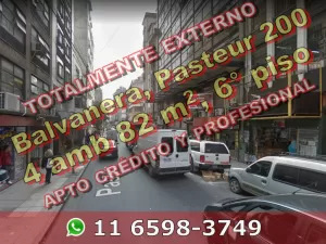 Piso Balvanera 4amb 1bñ 82m2 recic- Pasteur 200 - u$s170.000