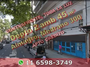 Dto Almagro 2amb 45m2 3erP contraf Av Medrano 300 u$s110.000