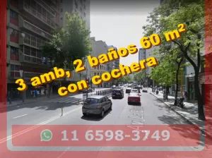 Dto Caballito 3amb 2bñs 60m2 blc +cch AvLaPlata 300 D183.000