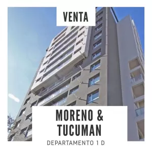 DEPARTAMENTO VENTA-PERMUTA, 1 DORM, MORENO Y TUCUMAN