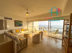Depa De Playa con 3 recámaras y Terraza Con Vista Al Mar
