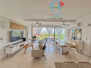 3 recámaras y terraza con vista a las áreas comunes