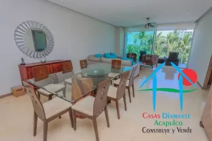 Depa con 4 recámaras y terraza con vista al campo de golf