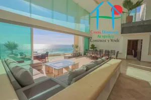 Penthouse con 6 recámaras, terraza, jacuzzi y vista al mar