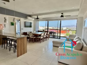3 recámaras y roof garden con jacuzzi privado y asador