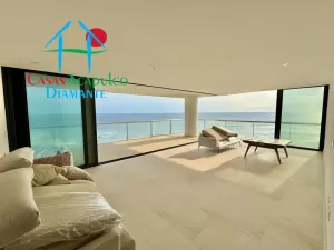 De playa, con terraza, vista al mar y 4 recámaras