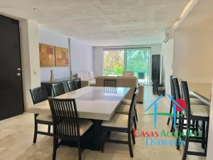Depa en Playa Diamante con terraza y vista al campo de golf