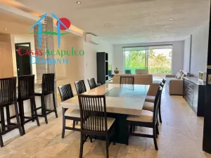 Departamento con vista al campo de golf y 4 recámaras