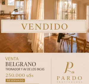 BAJO DE PRECIO! Departamento 5 ambientes Belgrano 125m2