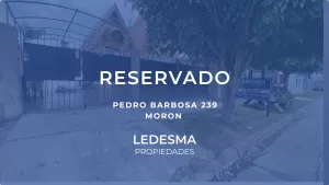 VENTA CASA 2 AMBIENTES EN MORÓN A REMODELAR